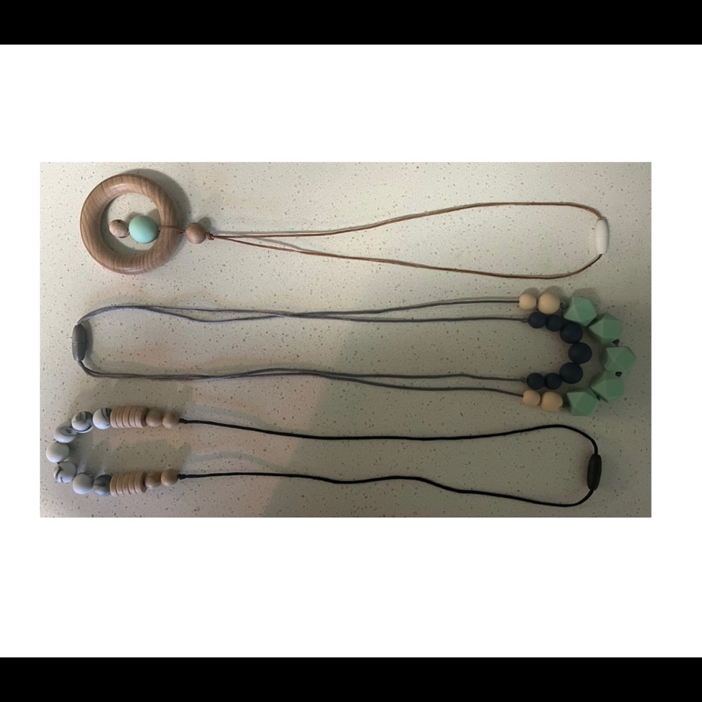 SOLD Teething necklaces